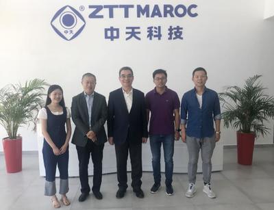全國政協常委林毅夫視察中天摩洛哥工廠，擘畫中非通信建設合作新藍圖
